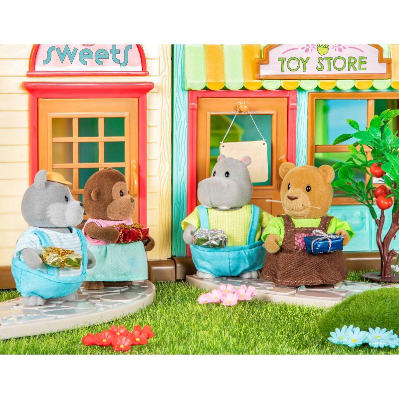 Li'l Woodzeez Playset with Accessories - 24pc Honeysuckle Market Square