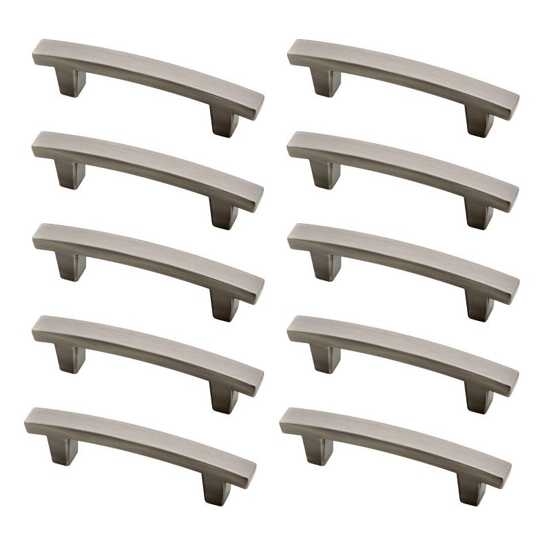 Franklin Brass 10pk 3" Pierce Pull Heirloom Silver