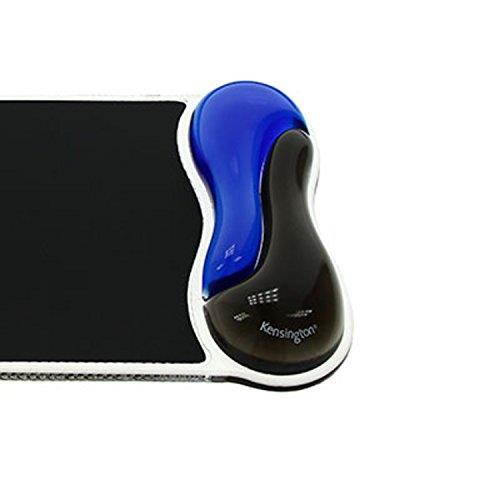 Kensington Duo Gel Wave Mouse Pad Wrist Rest, Blue 62401