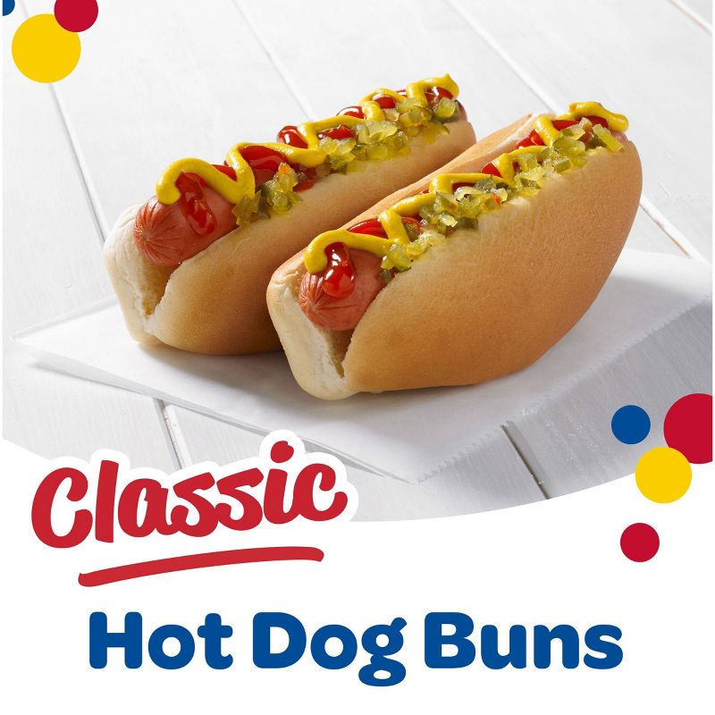 Wonder White Hot Dog Buns - 12oz/8ct