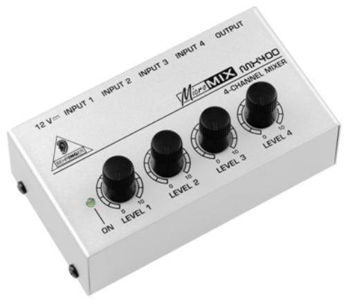 Behringer MX400 MicroMIX Ultra Low-Noise 4-Channel Line Mixer