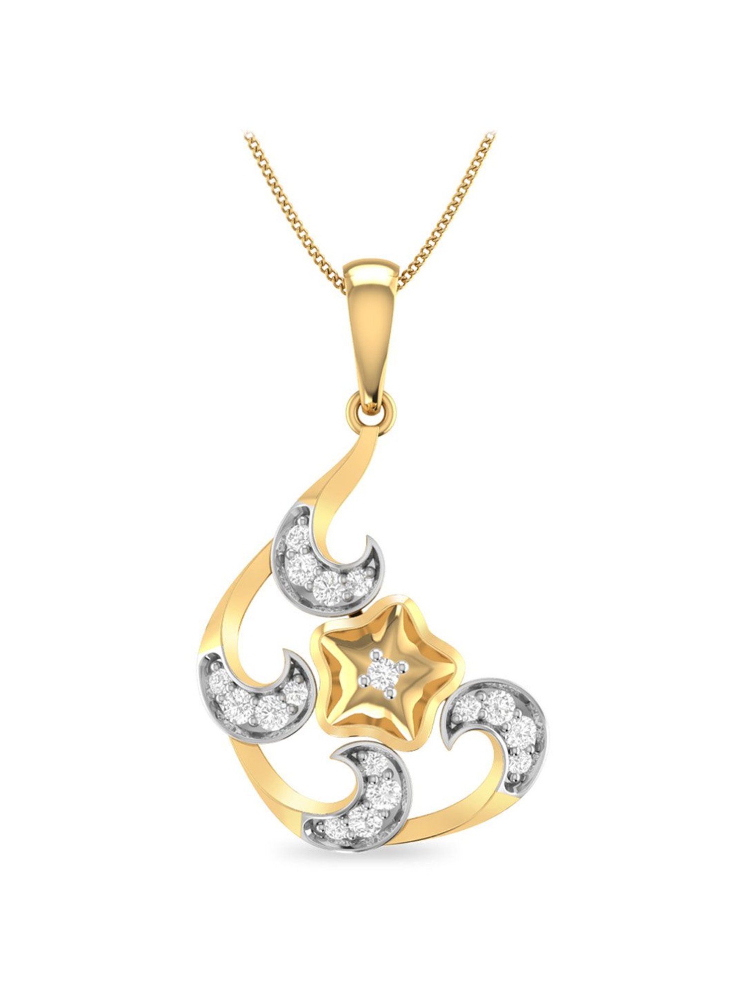 PC Jeweller Darrock 18k Gold Pendant without Chain for Women