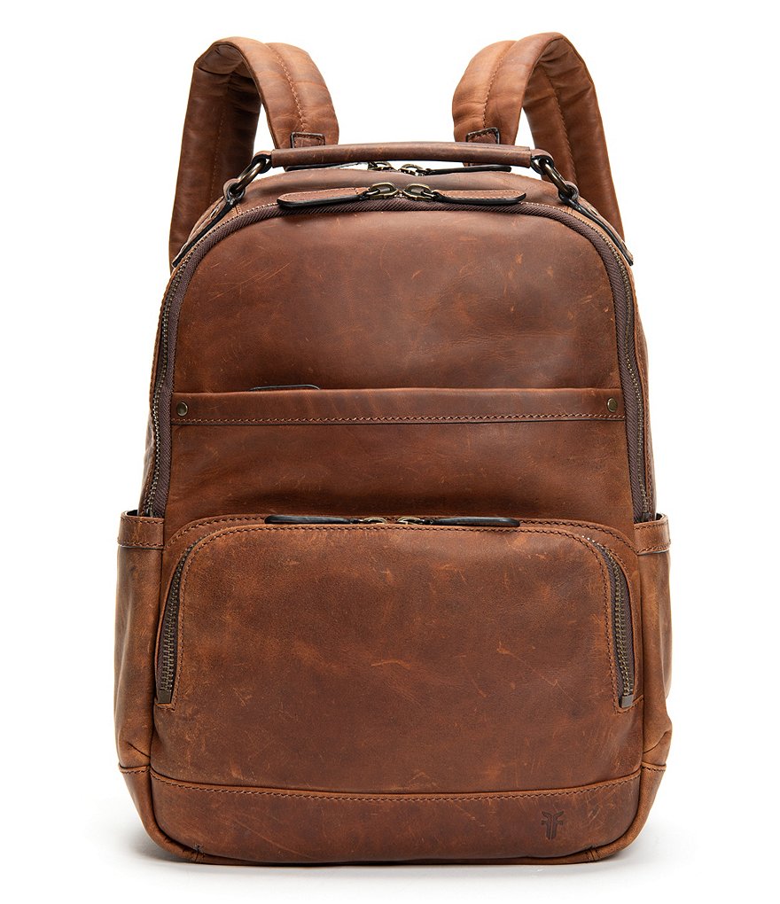 Frye Logan Burnished Leather Backpack