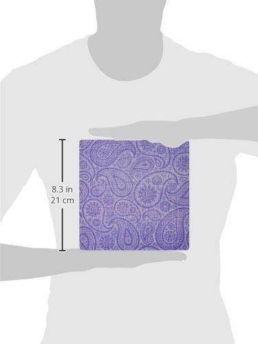 3dRose LLC 8 x 8 x 0.25 Inches Mouse Pad, Fun Lavender Paisley Pattern Fashion (mp_99381_1)