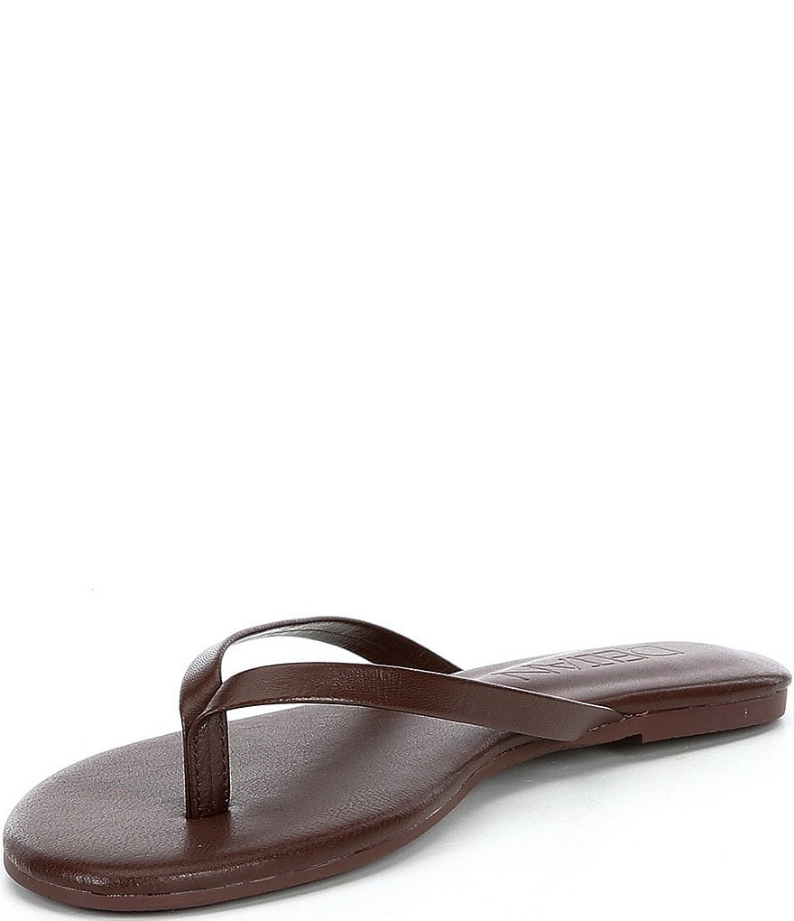 Deltan Hula Leather Thong Sandals