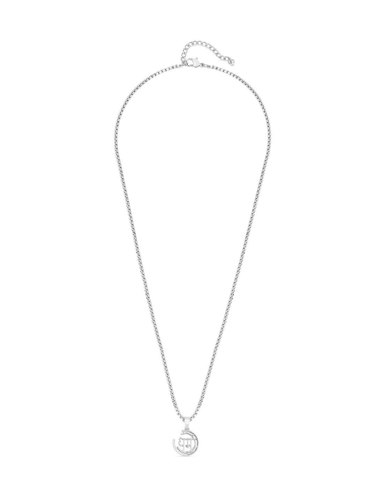 The Bro Code Silver-Plated Dharma Pendant Necklace for Men