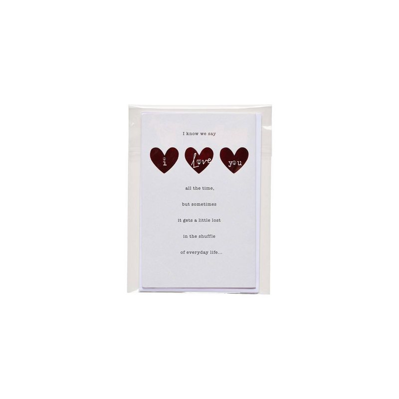 "I Love You" Anniversary Card