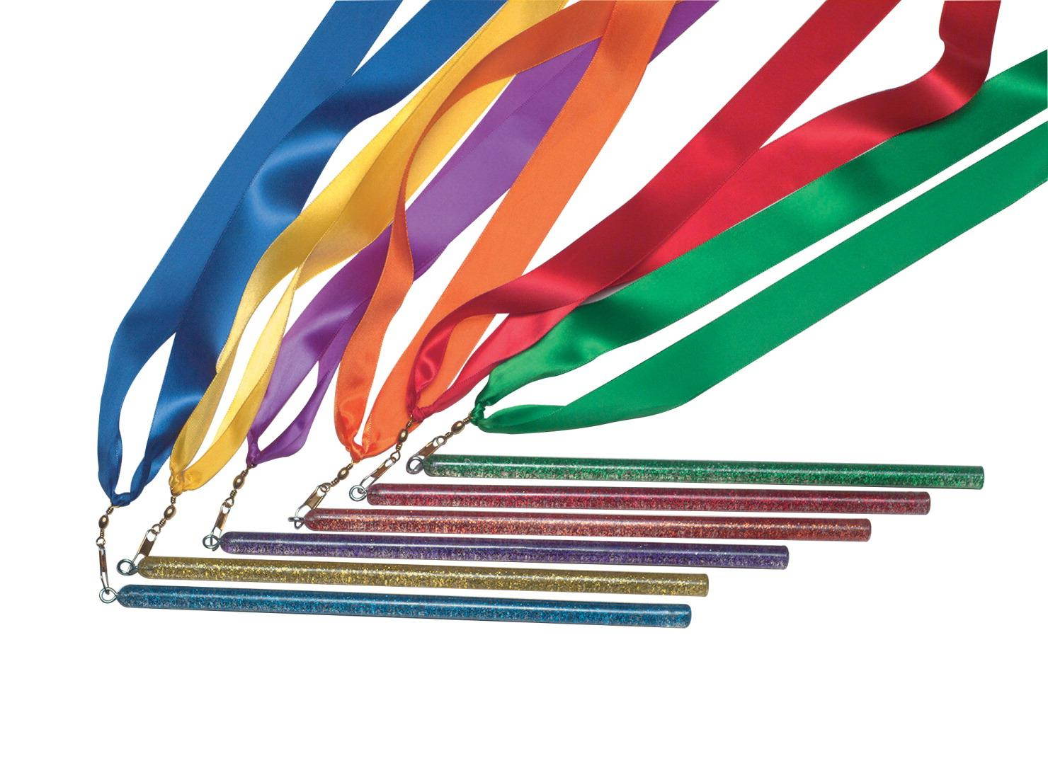 Sportime 36 in Rainbow Ribbon Wands, Set of 6