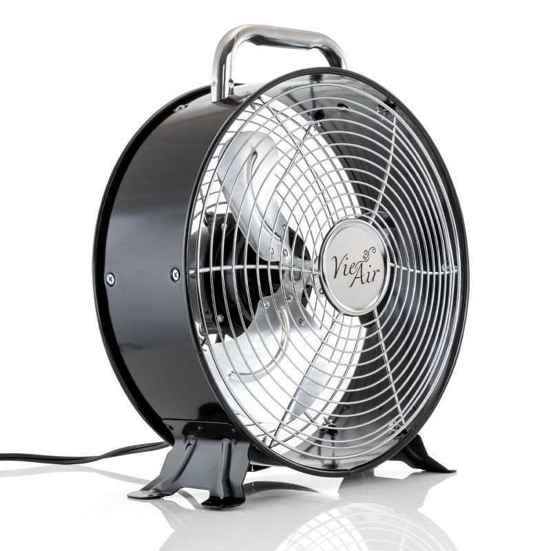 Air King 18" 1/6 HP 3-Speed Adjustable Height Floor Fan with Roll-About Stand
