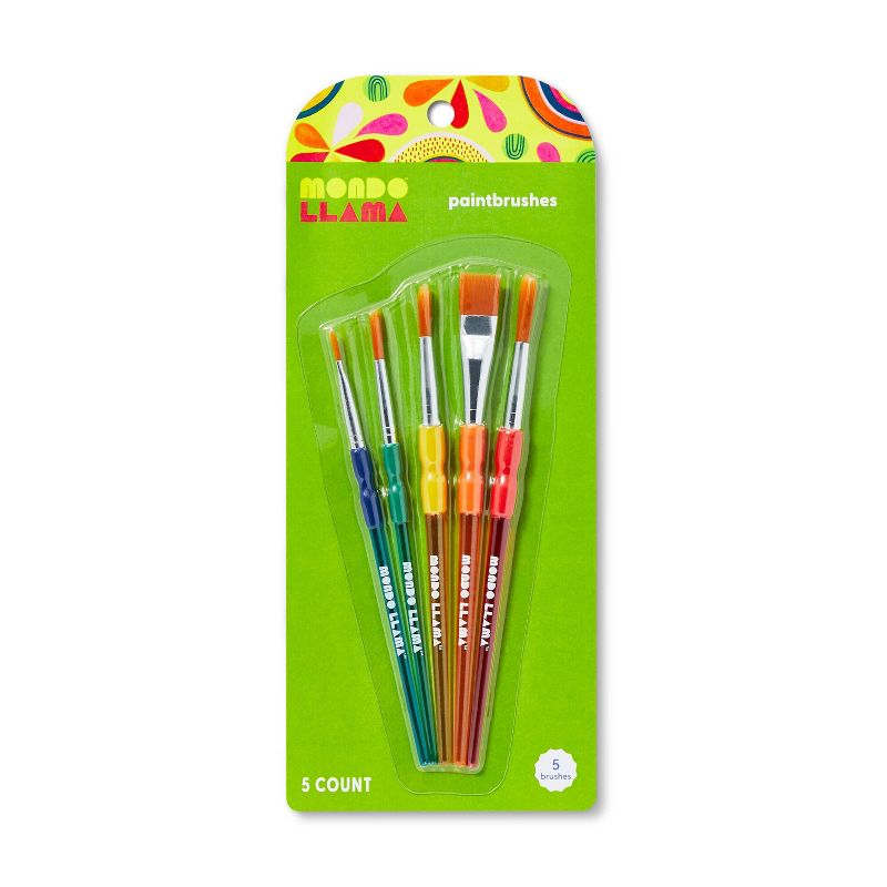 5ct Paintbrush Set - Mondo Llama™