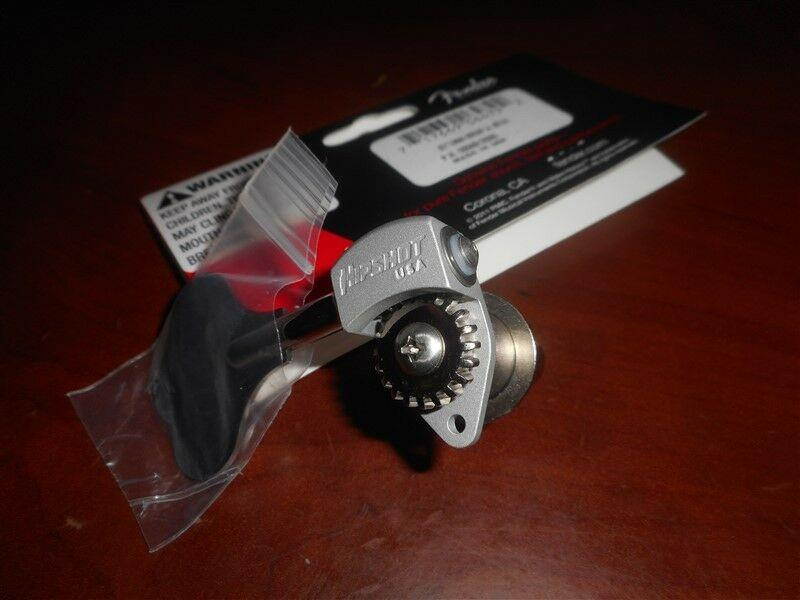 NEW Genuine Fender/Hipshot LH American Deluxe Bass Tuner, CHROME - 005-0912-000