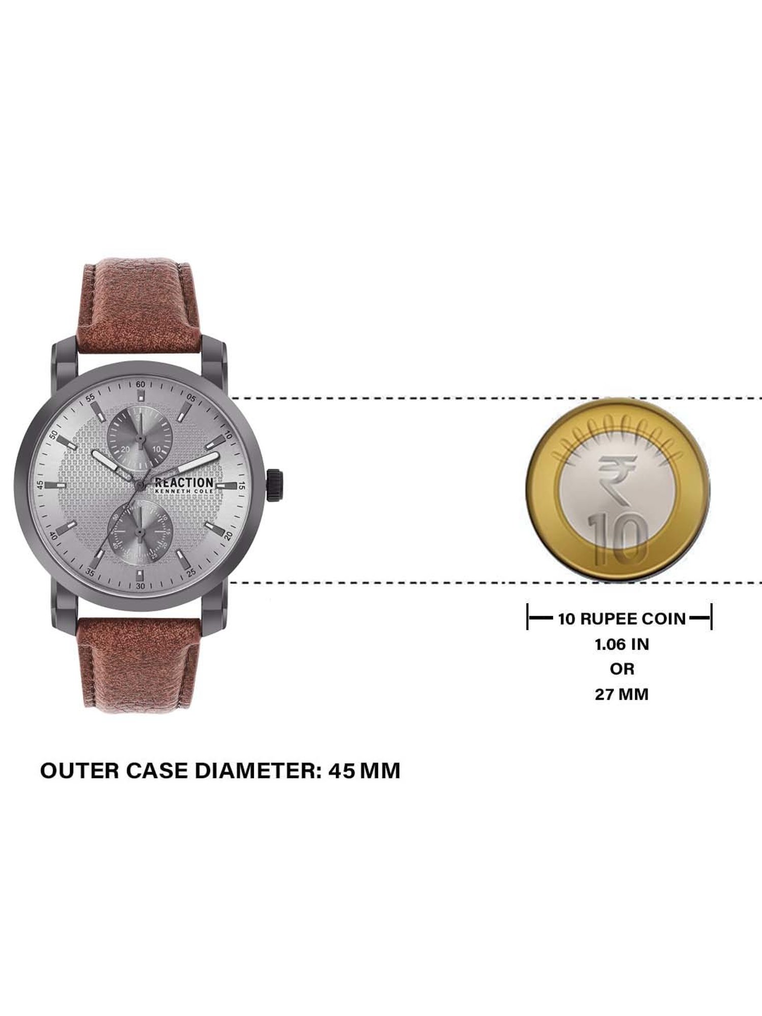 Reaction Kenneth Cole RKC0228001 Analog Watch for Men