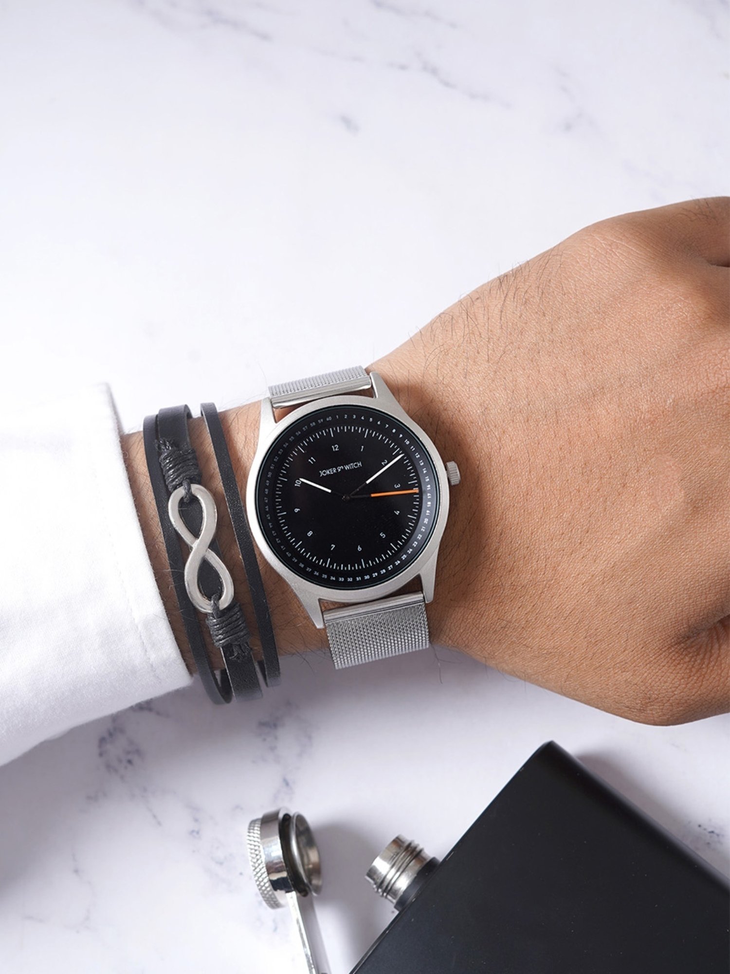 Joker & WItch JWLT582 Analog Watch for Women With Ring, Bracelet