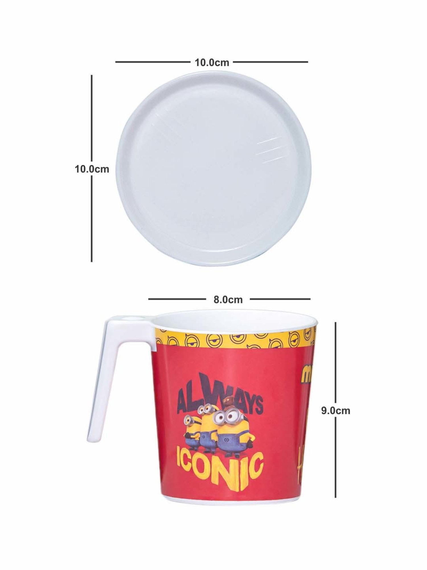 Servewell Minions Melamine Large Laura Mug - Set of 2