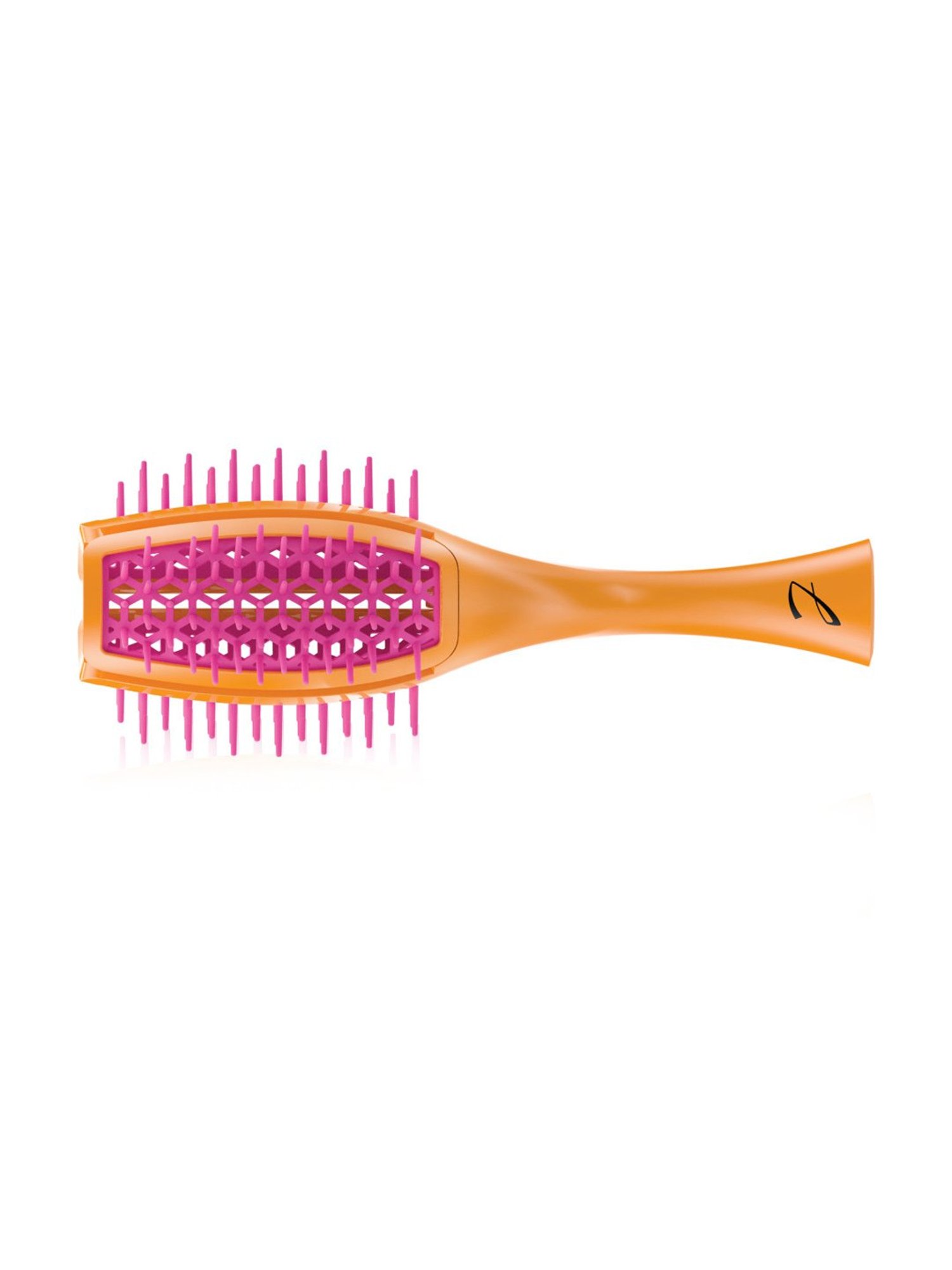 Janeke 1830 Professional Orange & Fuchsia Vented Tulip Brush