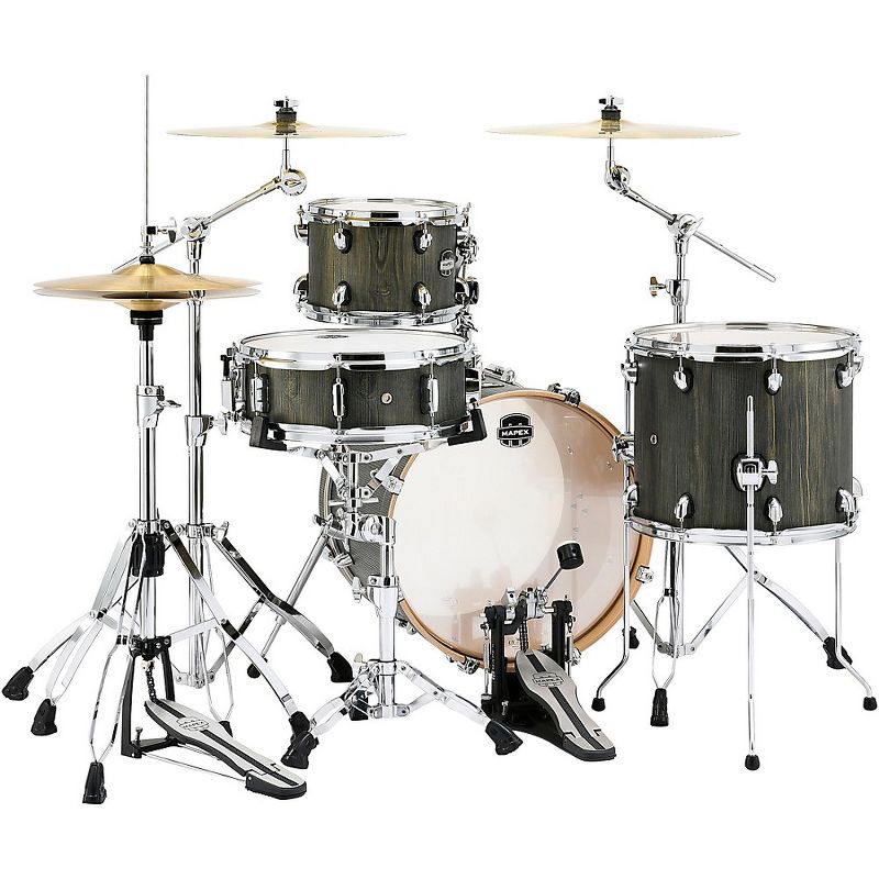 Pearl Export New Fusion 5-Piece Drum Set with Hardware Mirror Chrome