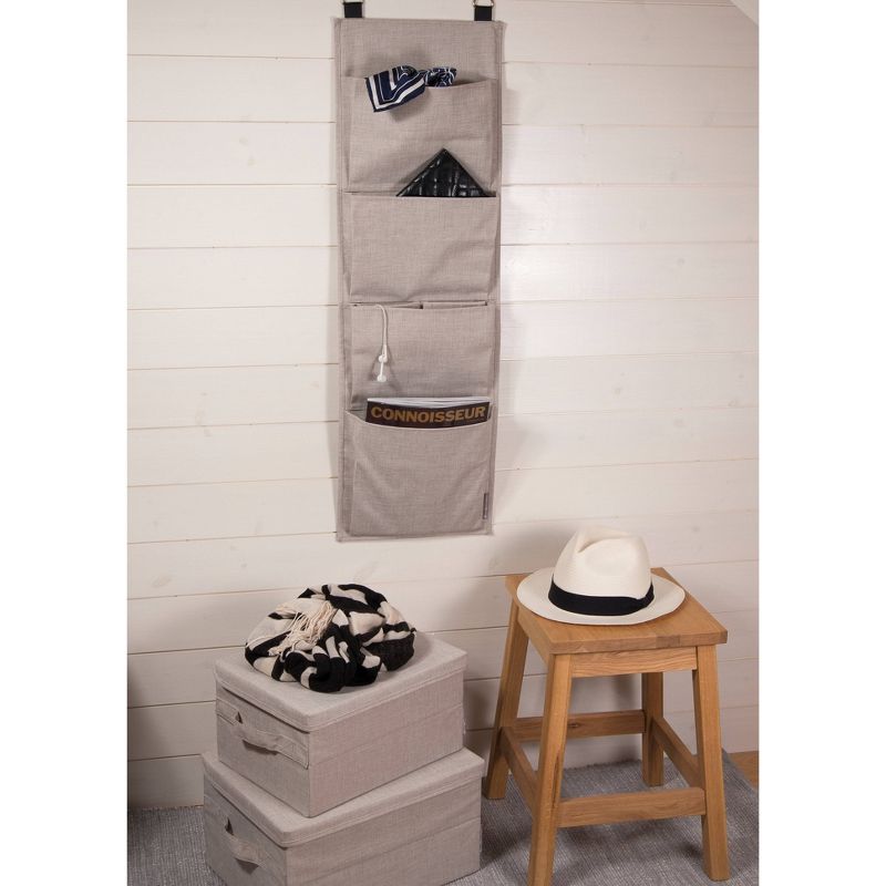 Bigso Box of Sweden 6 Pockets Hang Up Storage Beige