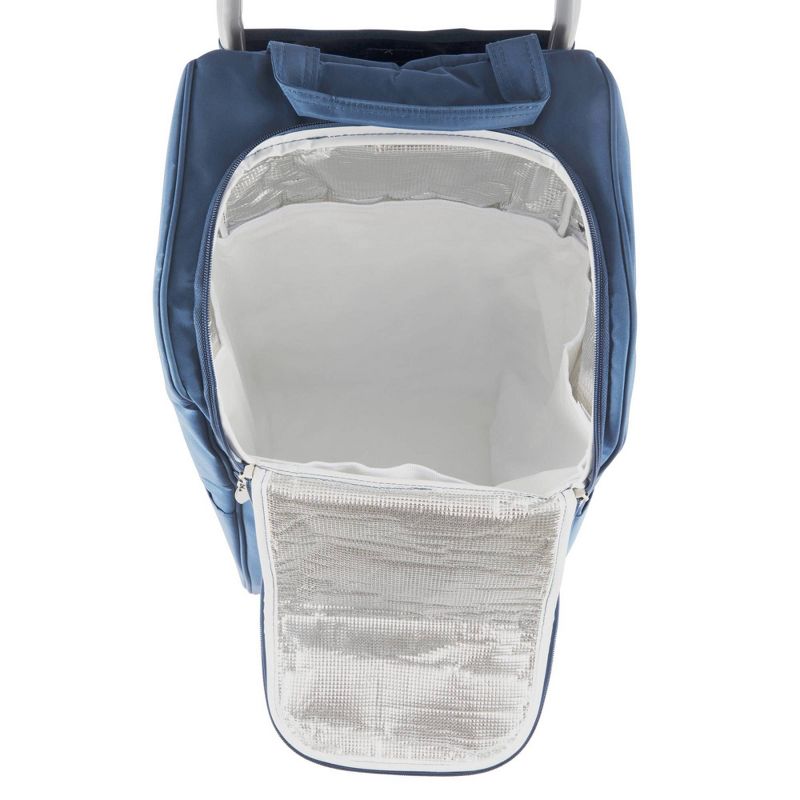 Picnic Time Cart 18qt Cooler with Trolley - Navy