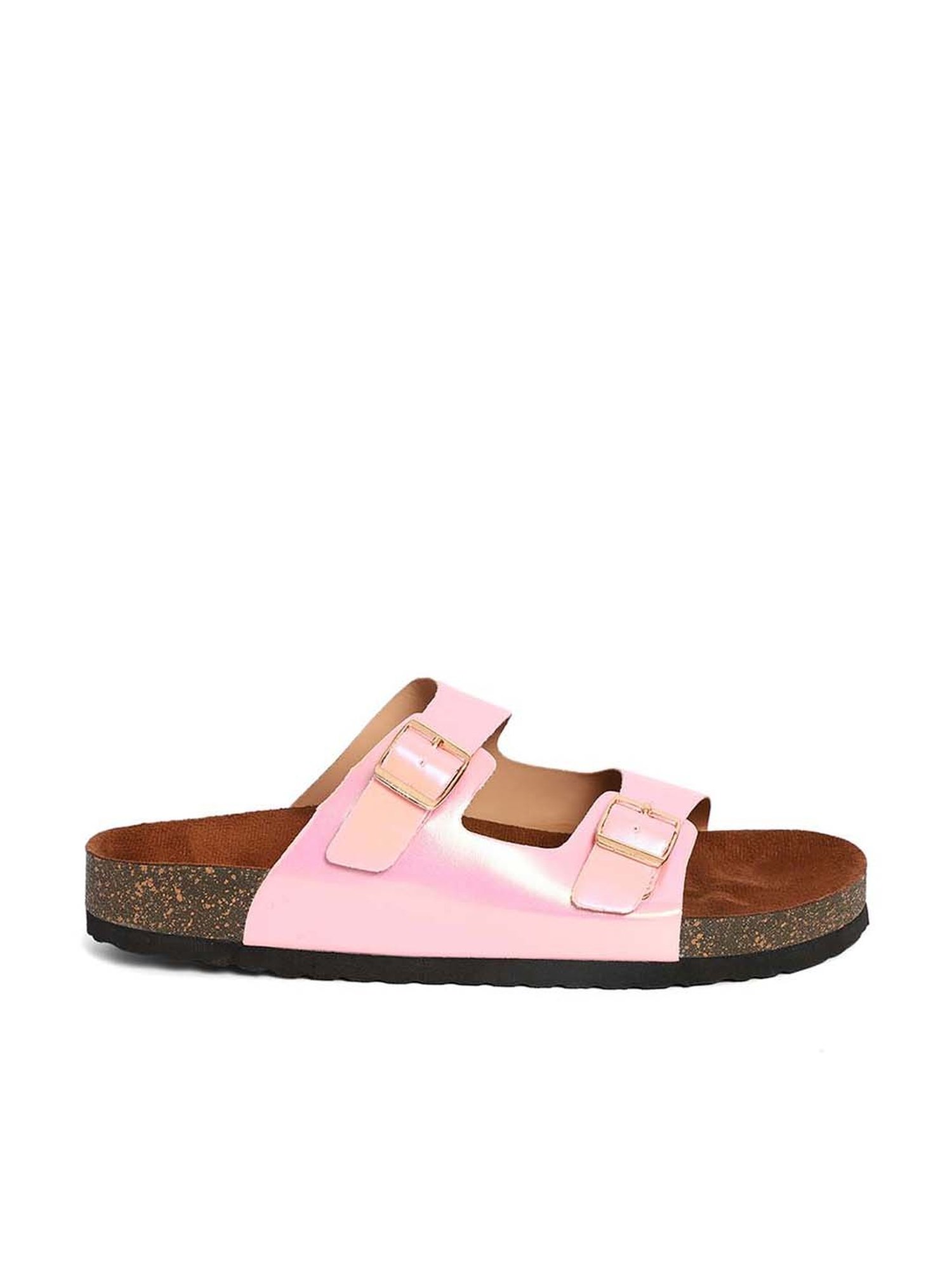 Mozafia Women's Light Pink Casual Sandals