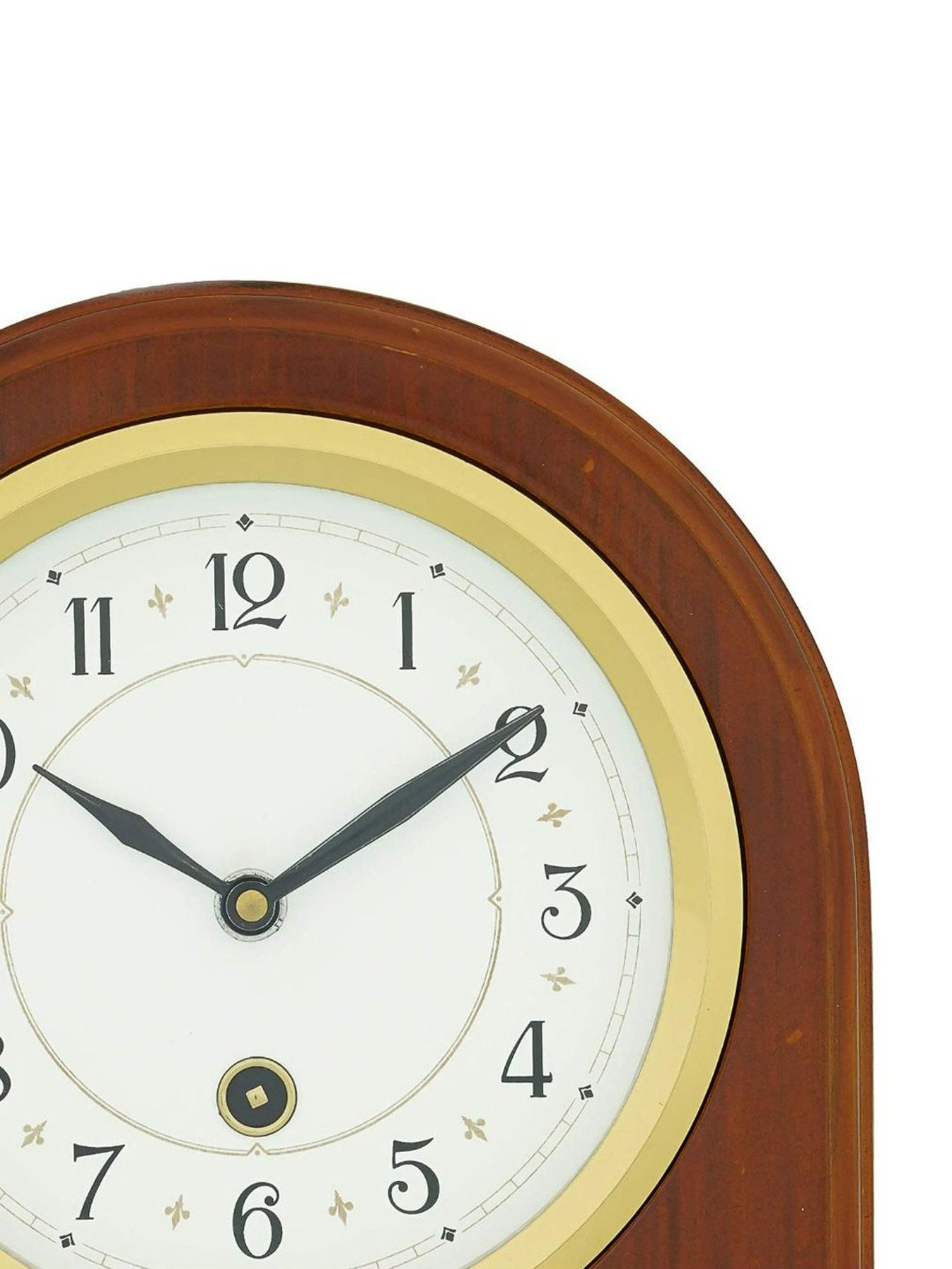 CHRONIKLE Vertical Brown Wood Table or Desk Clock