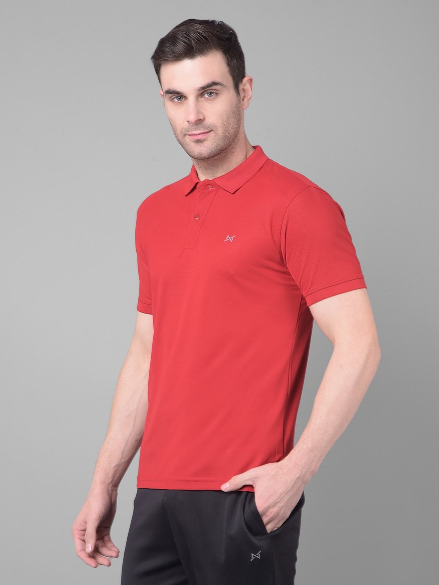 Force NXT Multicolored Regular Fit Sports Polo - Pack Of 5