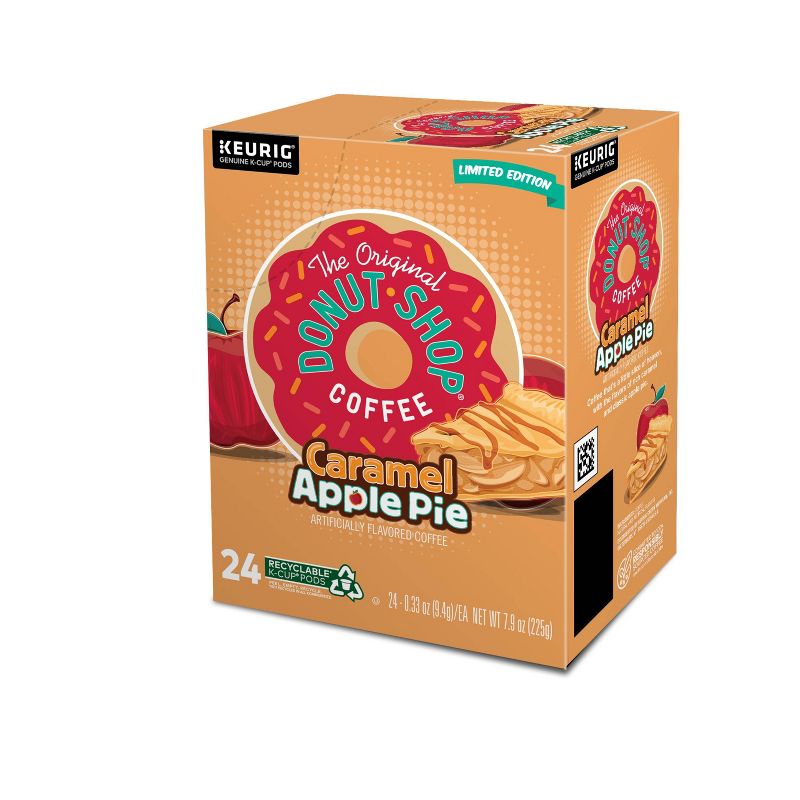 24ct The Original Donut Shop Caramel Apple Pie Keurig K-Cup Coffee Pods Flavored Coffee Medium Roast