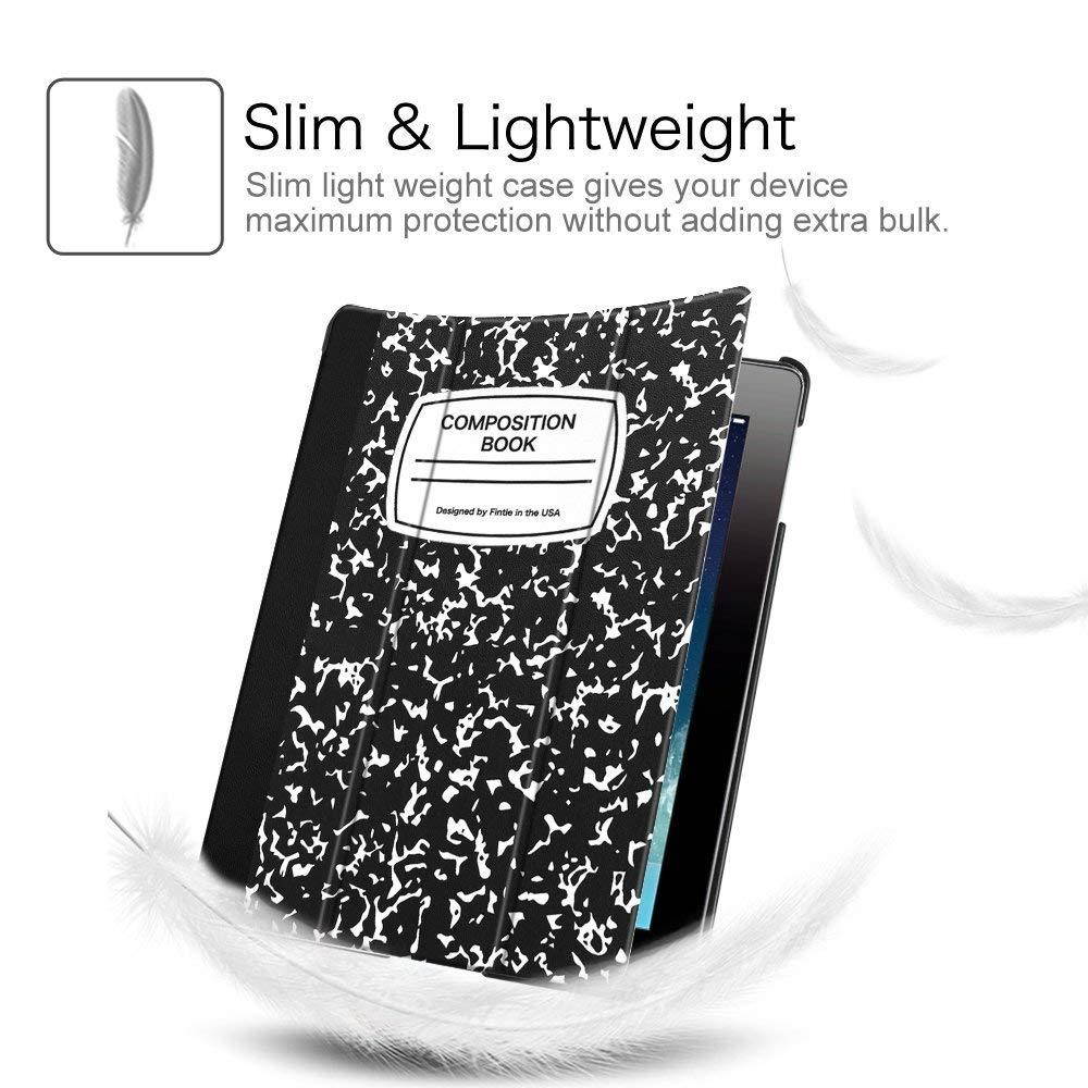 Fintie iPad 2/3/4 Case - Lightweight Slim Tri-Fold Smart Stand Cover Protector Supports Auto Wake/Sleep for iPad 4th Generation with Retina Display, iPad 3 & iPad 2 (Z-Composition Book)