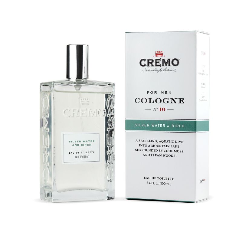Cremo Silver Water & Birch Men's Spray Cologne - 3.4 fl oz
