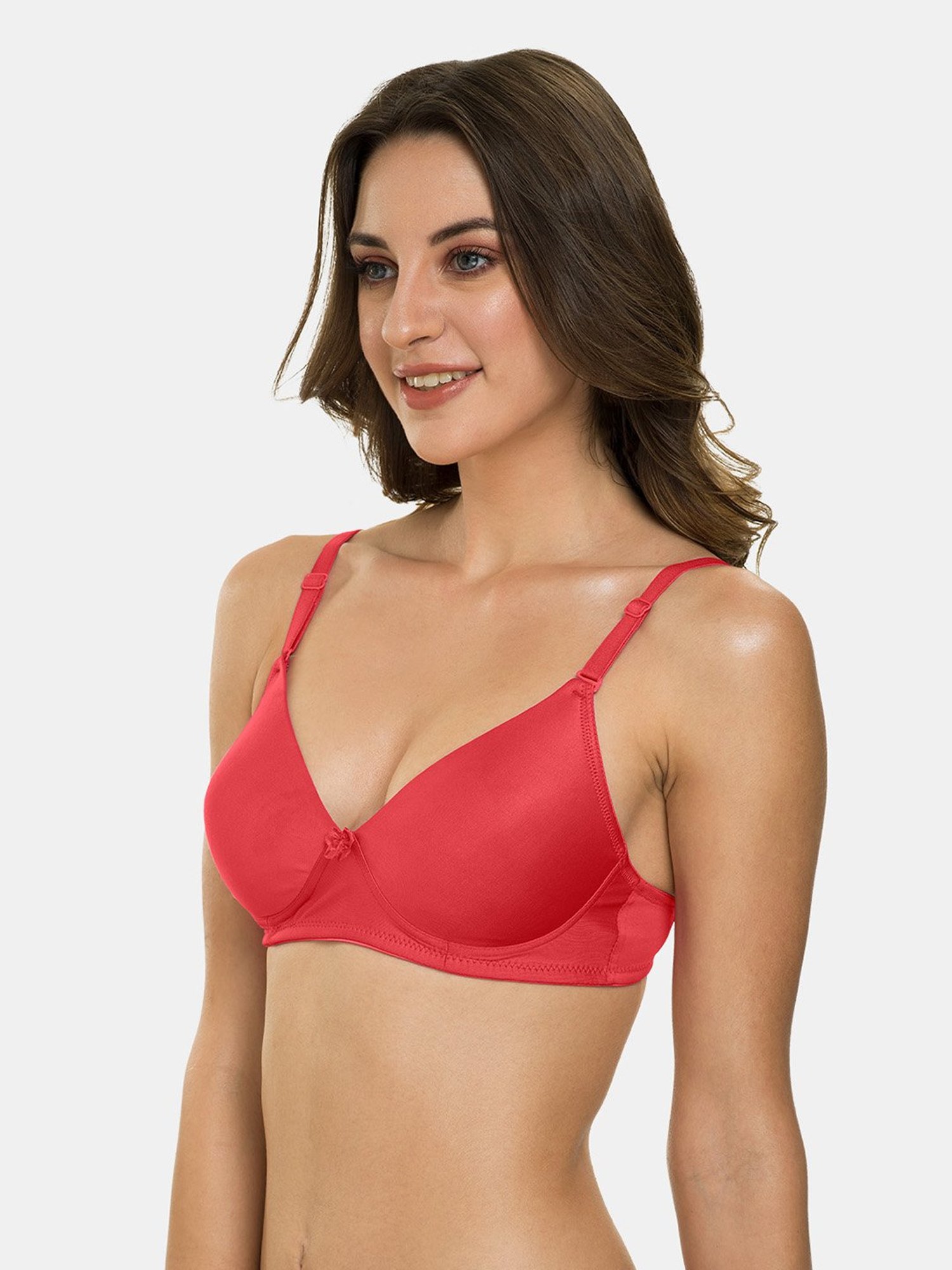 Tweens Coral Non Wired Padded T-Shirt Bra
