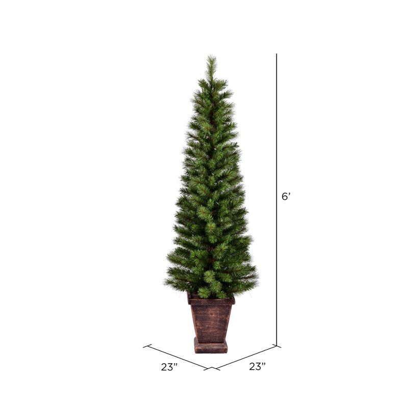 Best Choice Products 7.5ft Premium Hinged Fir Pencil Artificial Christmas Tree w/ Foldable Stand, Easy Assembly