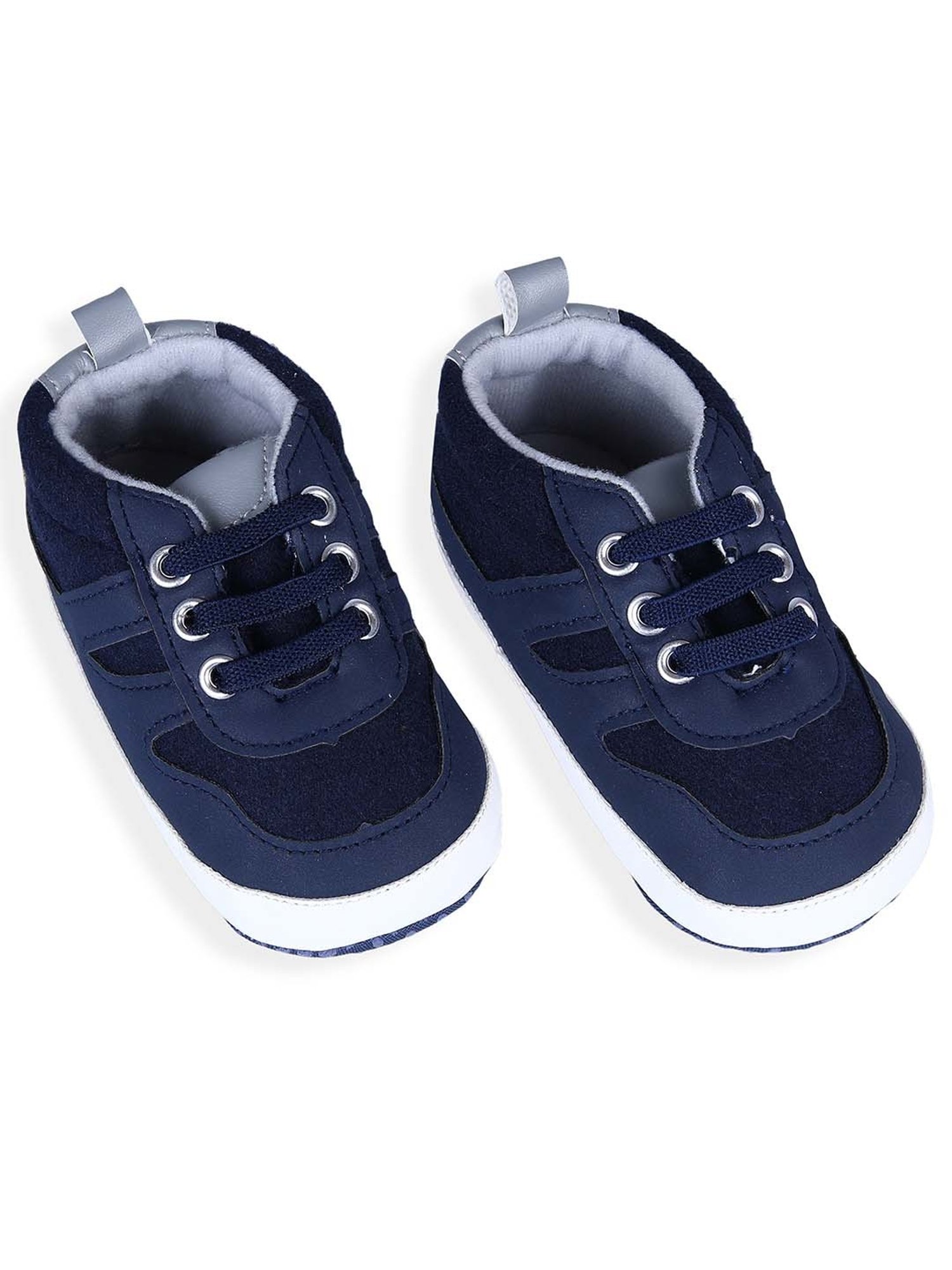 Baby Moo Kids Blue Casual Booties