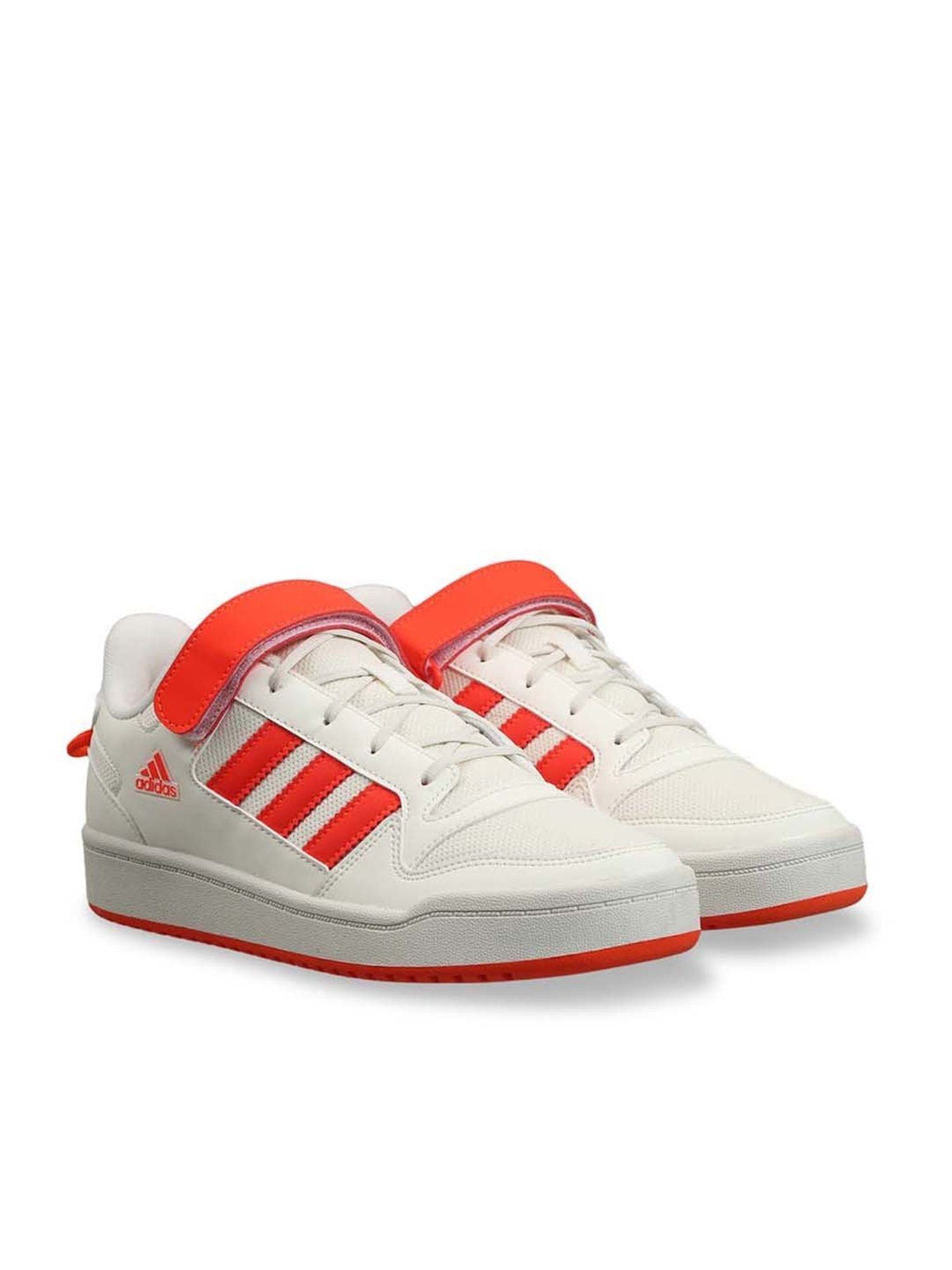 Adidas Men's Heather Low White Tennis Shoes