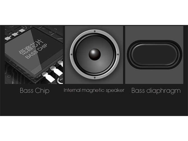 Autofeel Subwoofer Bluetooth Speaker Hifi Dual Bass Loudspeakers Wireless Stereo Metal Column FM Radio Soundbar Mini Portable Speakers Support TF Handsfree Mic For iPhone Samsung Phone Computer