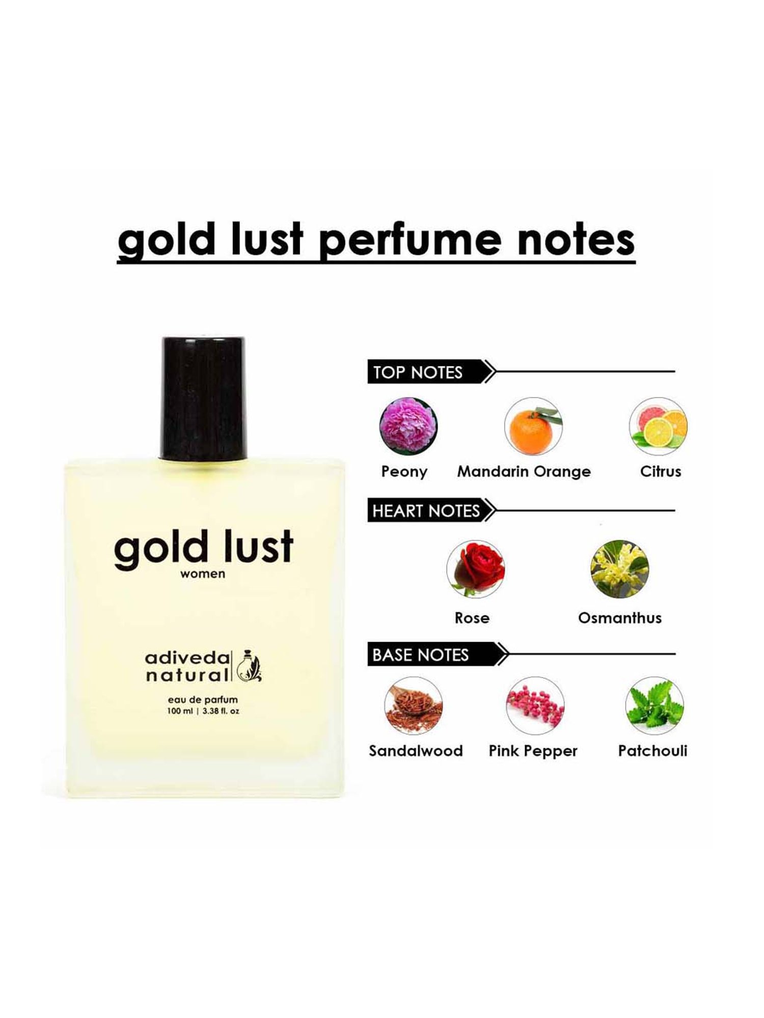 Adiveda Natural Gold Lust EDP - 100 ml