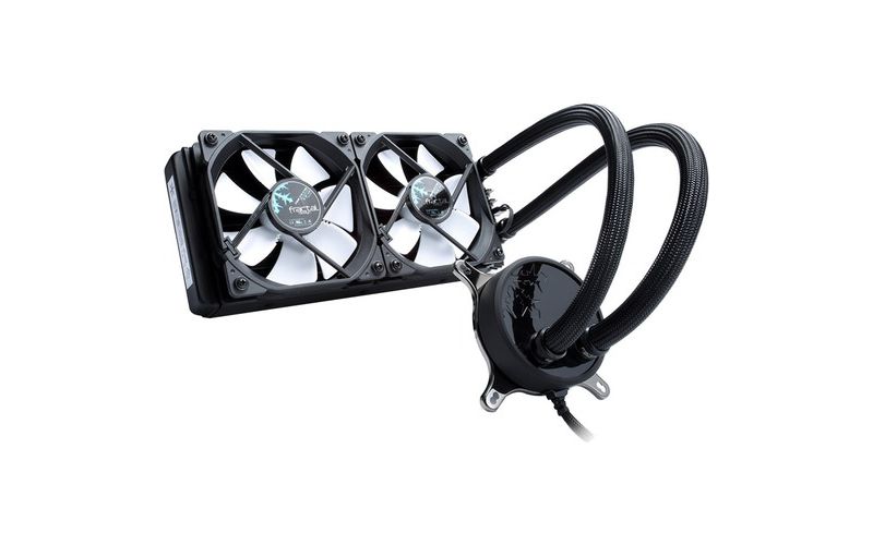 Fractal Design Celsius S24 Cooling Fan/Radiator - 2 x 87.6 CFM - 32.2 dB(A) Noise - LLS Bearing