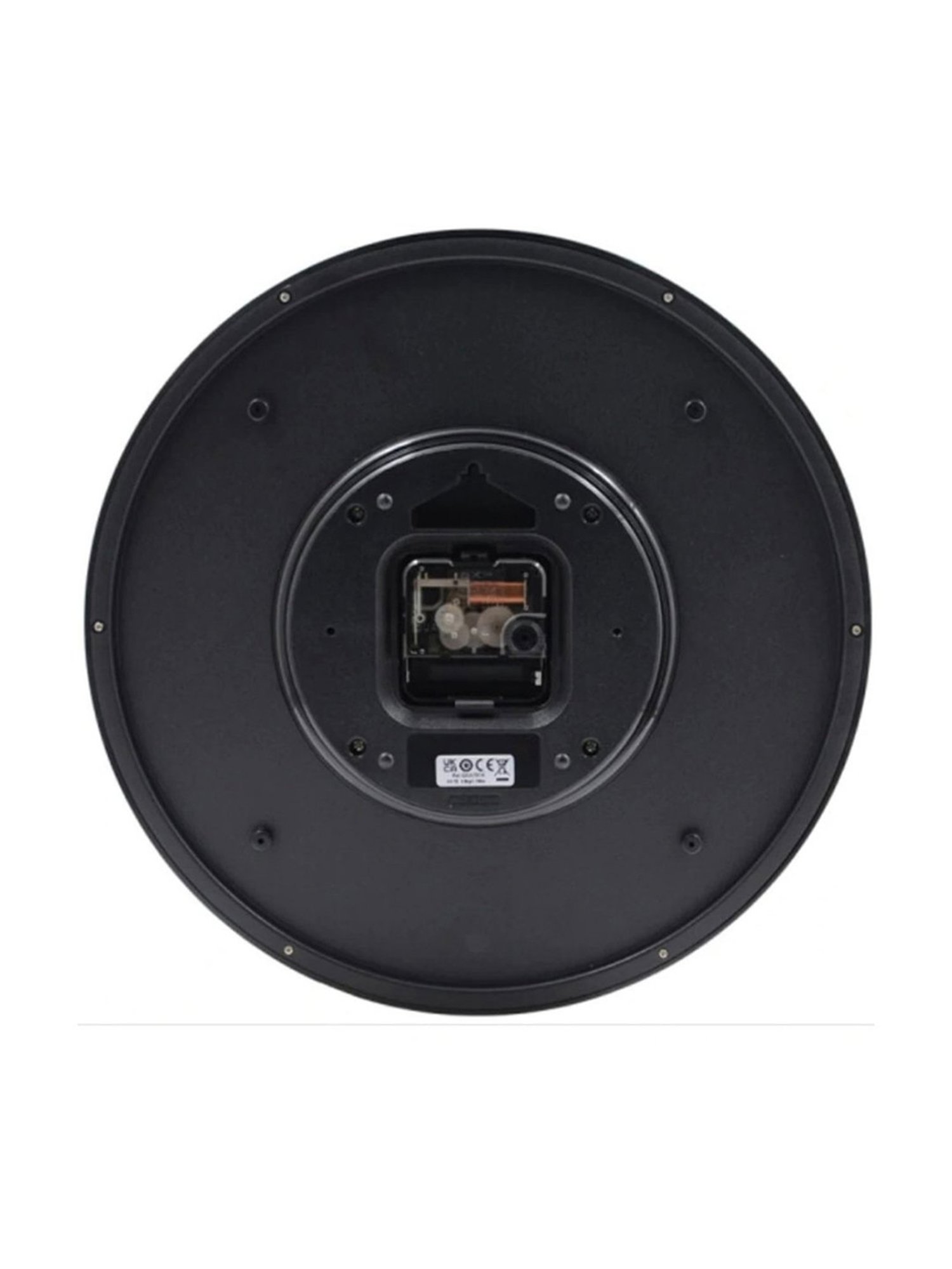 SEIKO classic black plastic wall clock with sweep movement