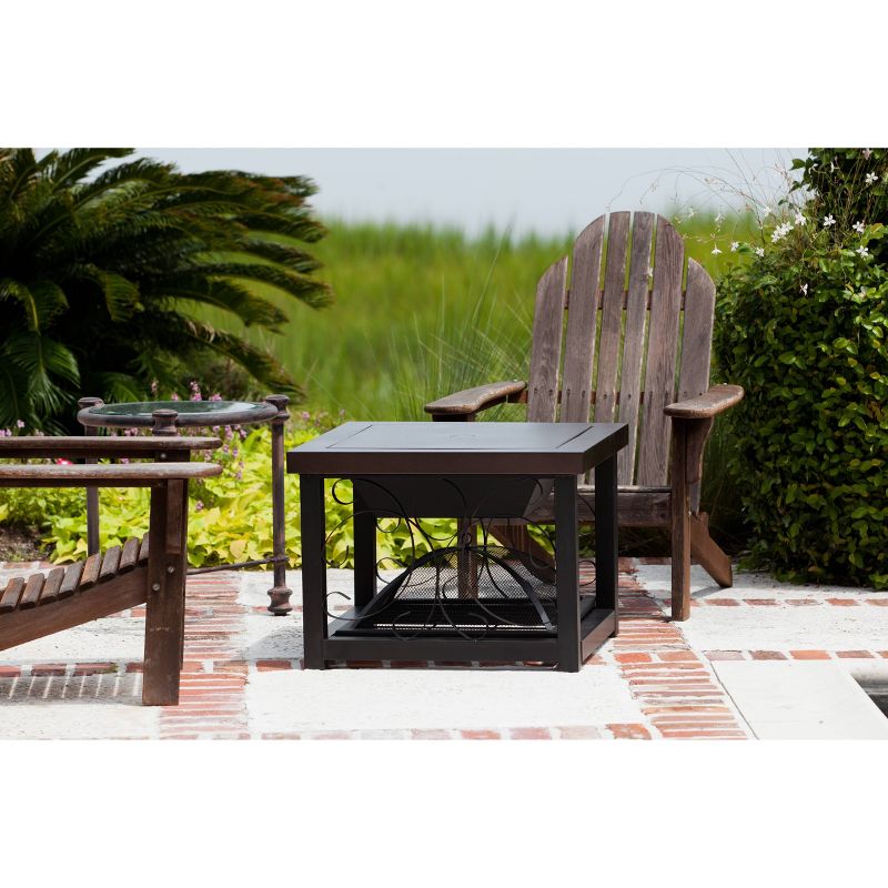 Hammer Tone Bronze Finish Cocktail Table Fire Pit - Fire Sense