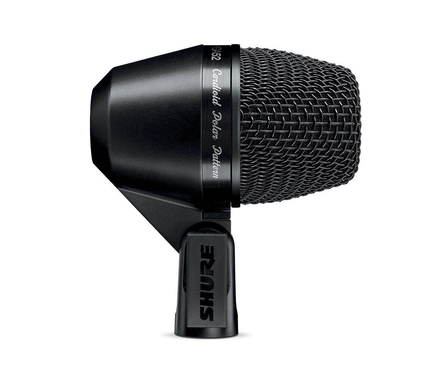 Shure PGA52 Cardioid Dynamic Kick Drum Microphone (w/XLR Cable)