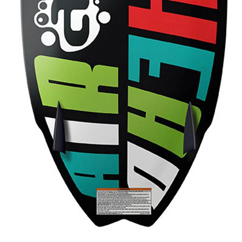 Airhead Pfish Beginner to Advanced 2 Fin Skim Style Water Wakesurf WakeBoard