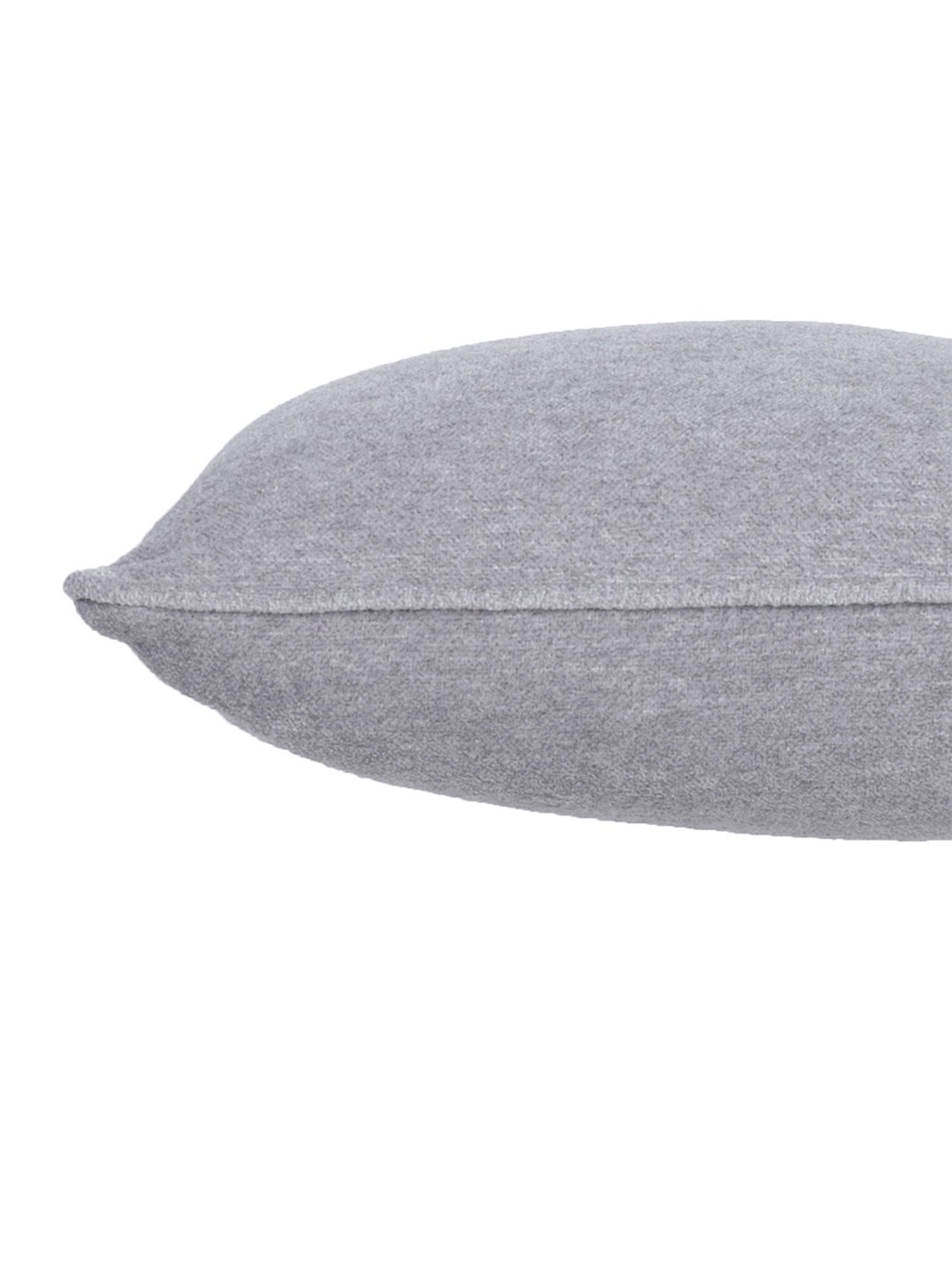 Maspar Colorart Charlotte Solid Grey 110 TC Cotton Blend Cushion Cover