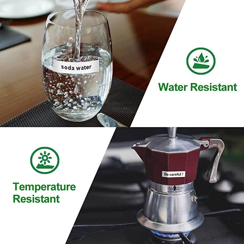 Compatible Tape Replacement for Brother TZe231 TZe231 P Touch Tape 12mm 047 Laminated White TZ231 for PTouch Maker PTD210 PTH110 PTD400AD PTP710BT 6Pack