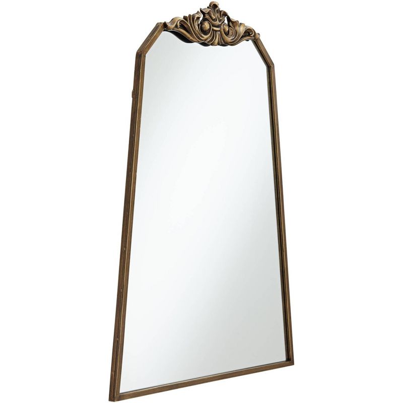 Noble Park Morrey 25 3/4" x 34 1/4" Crown Top Angled Wall Mirror