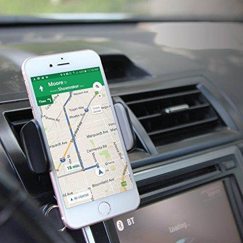 Cellet Air Vent Mount with 360 Degree Rotation and Tightening Knob Holder Compatible to AApple iPhone Xr,Xs Max,Xs,X,SE,8 Plus,8,7 Plus,7,6S Plus,6S,6 Plus,6,5S,5C,5,4S,4,3GS,3G,iPod Touch,iPod Nano