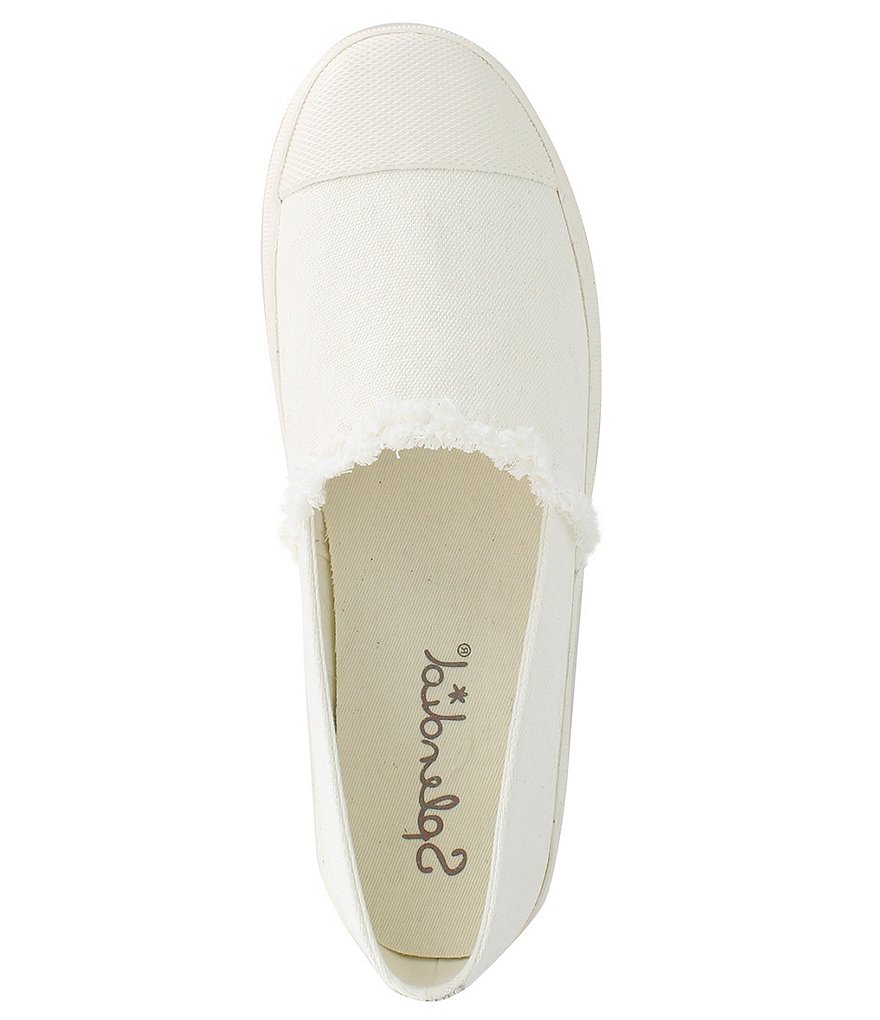 Splendid Aida Canvas Fray Edge Slip-On Sneakers