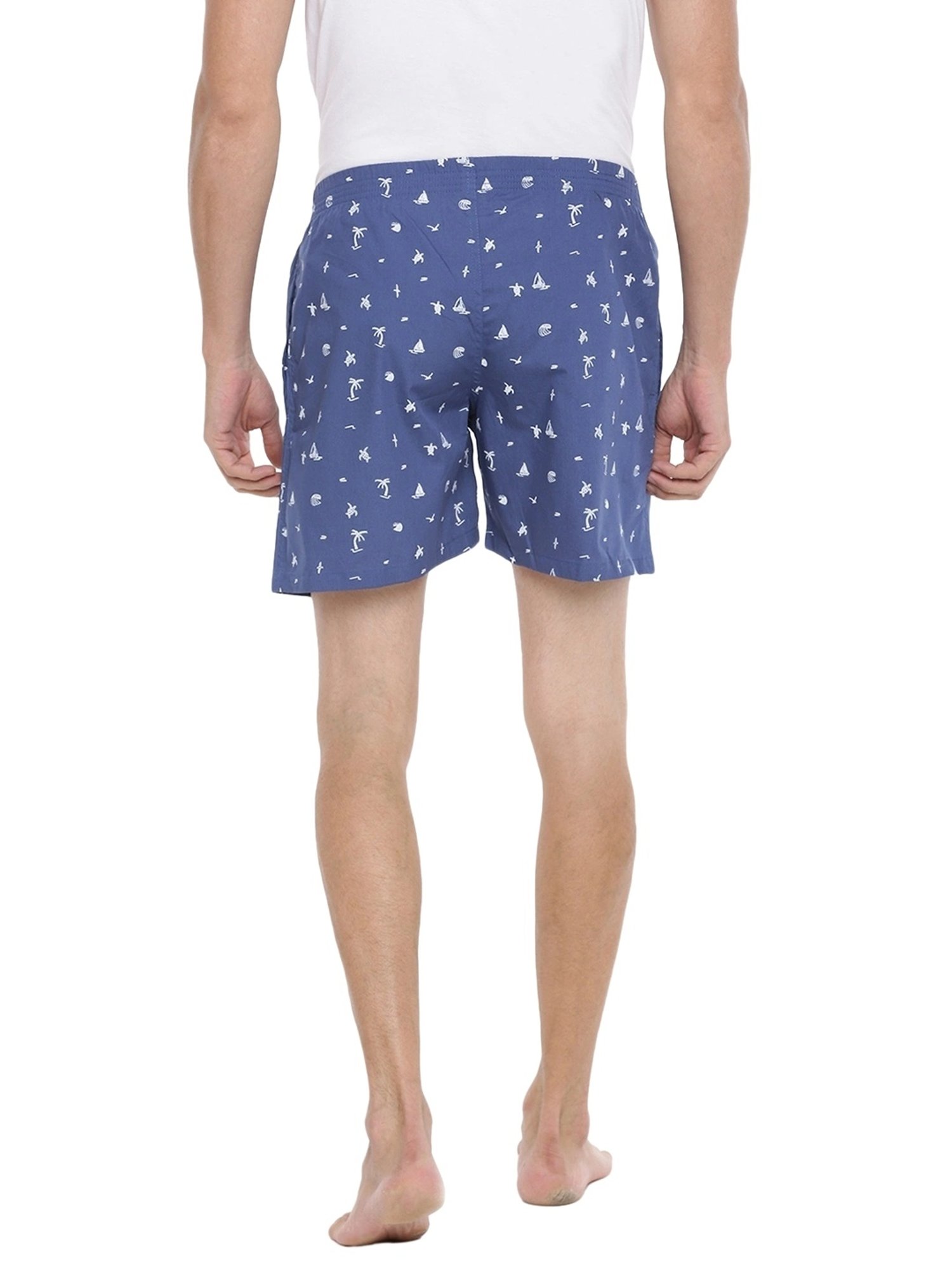 Force NXT Multicolored Cotton Regular Fit Printed Boxers - Pack Of 3