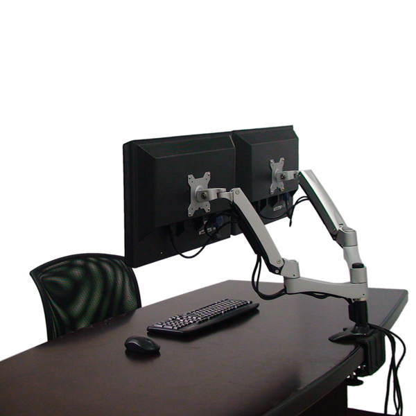 Amer AMR2AC Articulating Dual Monitor Mount - 15" to 27" Monitors