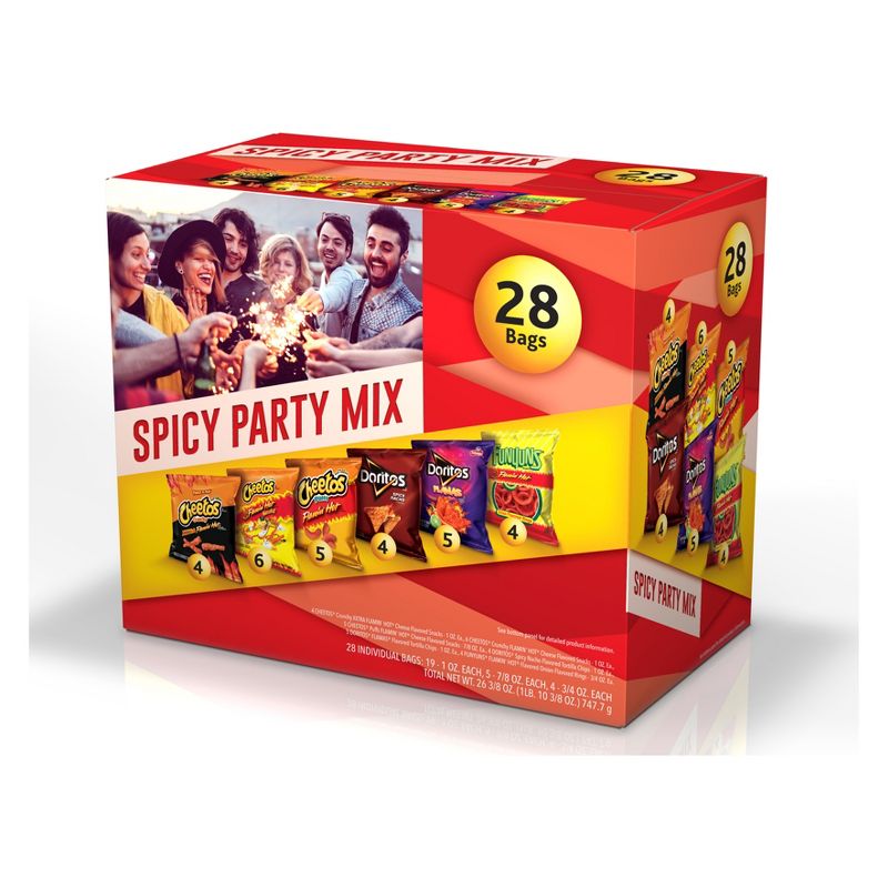 Frito-Lay Variety Pack Spicy Party Mix Cube - 28ct