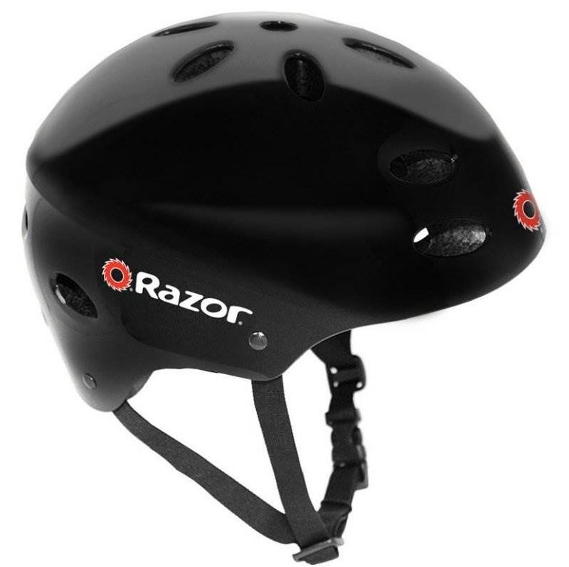 Razor V17 Youth Skateboard / Scooter Sport Helmet w/ Pro Knee & Elbow Pads Set