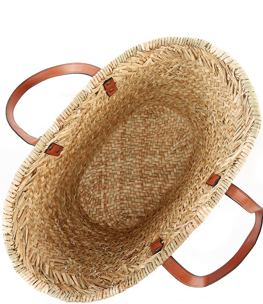 Kurt Geiger London Kensington Llama Straw Basket Bag