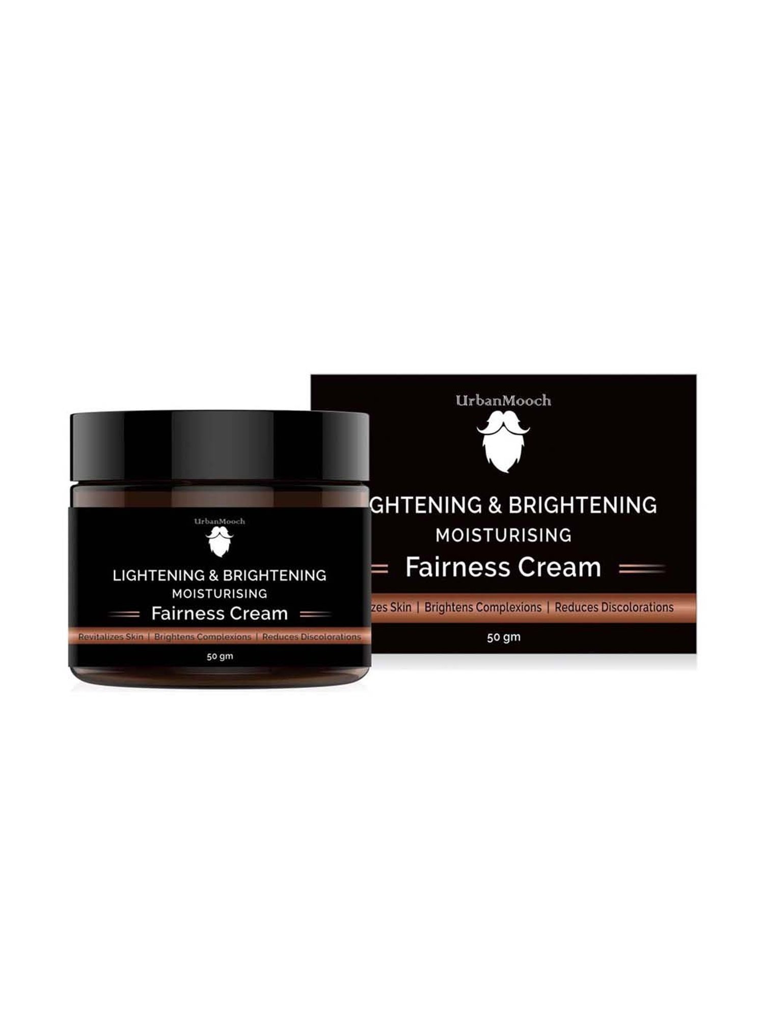 UrbanMooch Lightening & Brightening Moisturizing Fairness Cream Pack of 2 - 100 gm